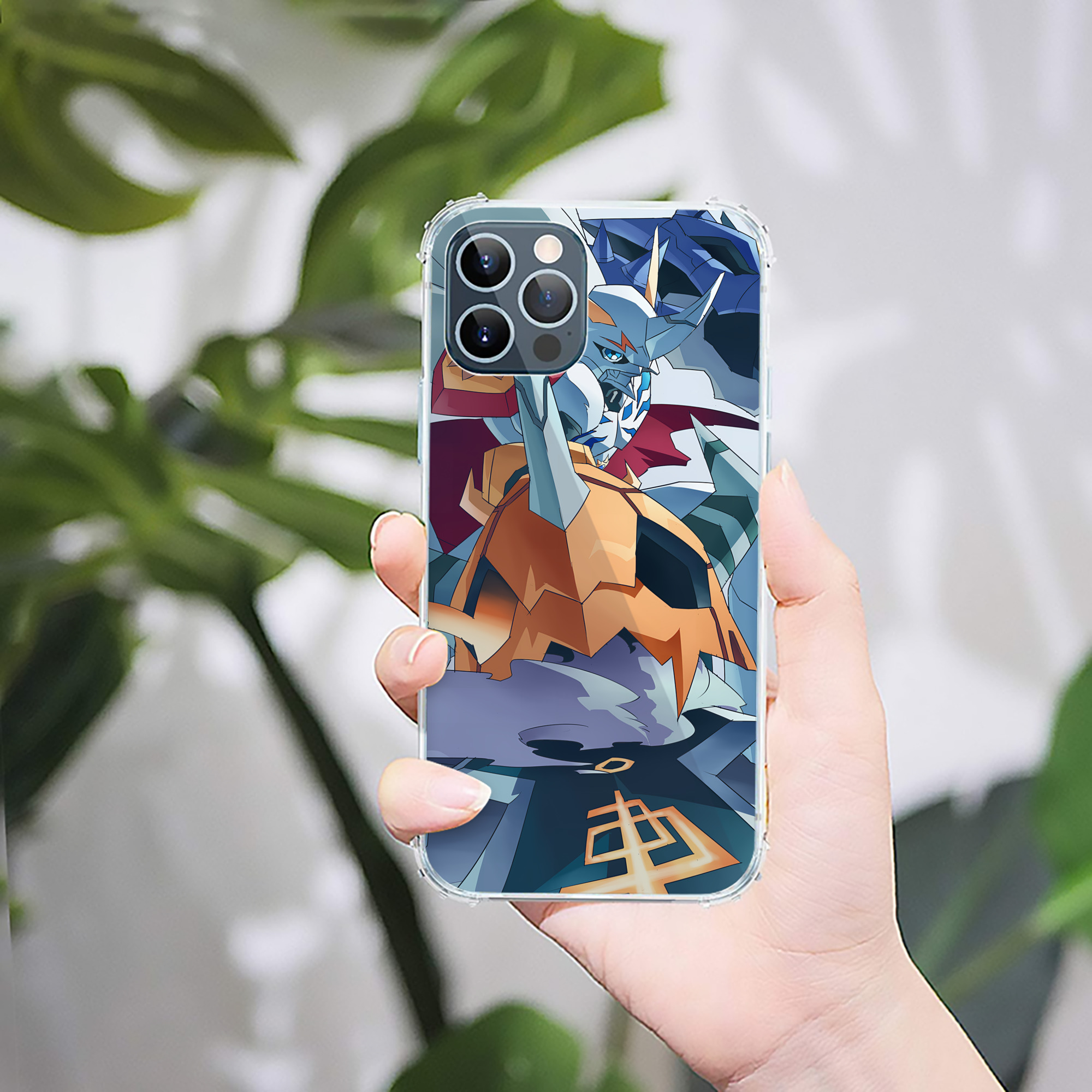 （画像用） Digimon デジタルモンスター/デジモン 【iPhone 12シリーズ対応】透明スマホケース（クリアソフトケース）
